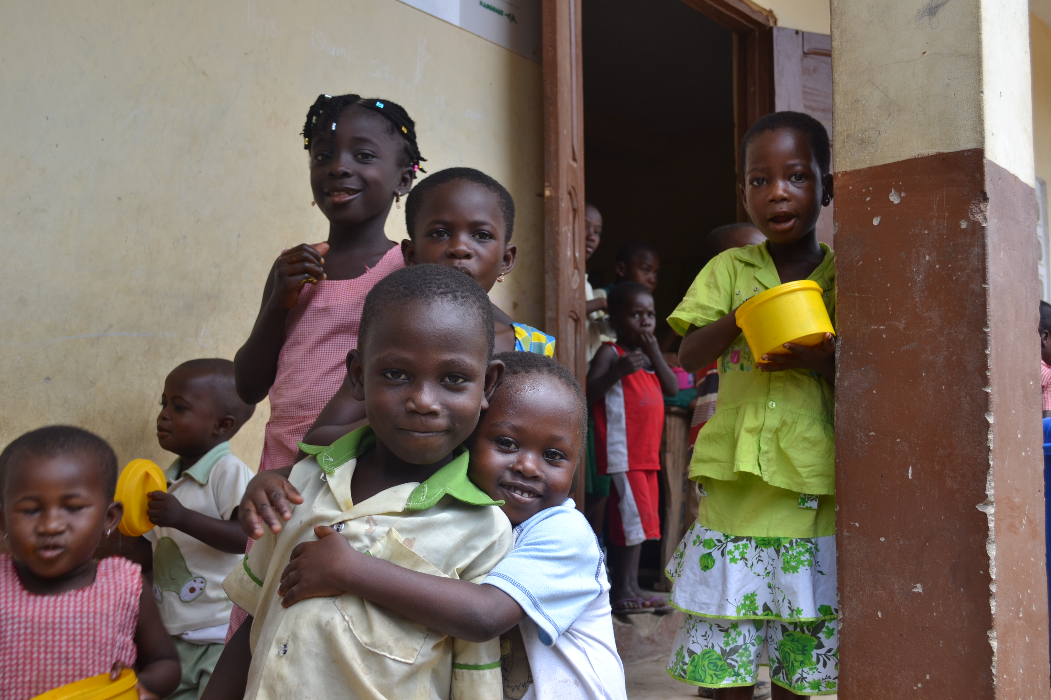 Ghanaian school children will benefit from integrated school health programmes include deworming and vision screening 